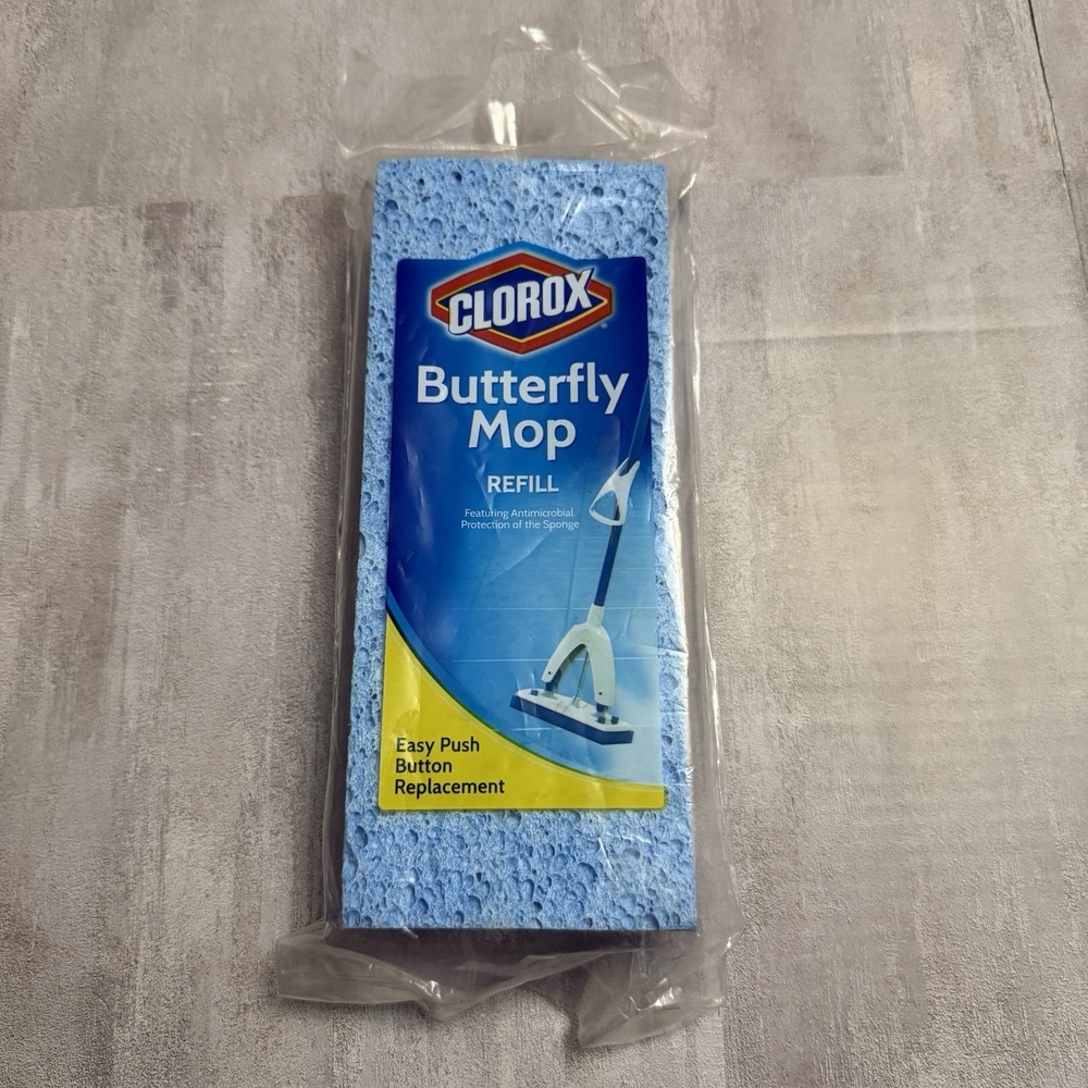 Clorox‎ Butterfly Mop Refill Easy Push Button Replacement